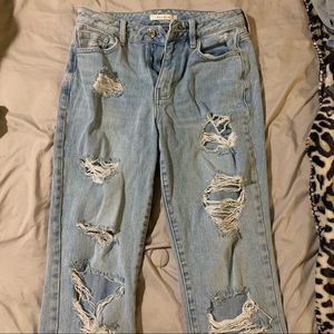 PacSun mom jeans.